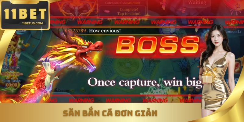 Săn bắn cá đơn giản